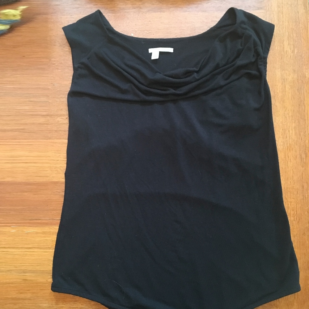 Drape neck sleeveless blouse by Halogen